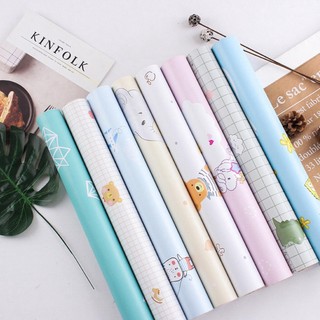 Decal giấy dán tường hoạt hình dễ thương nhiều màu sắc dài 1m x 45cm có keo sẵn bóc dán