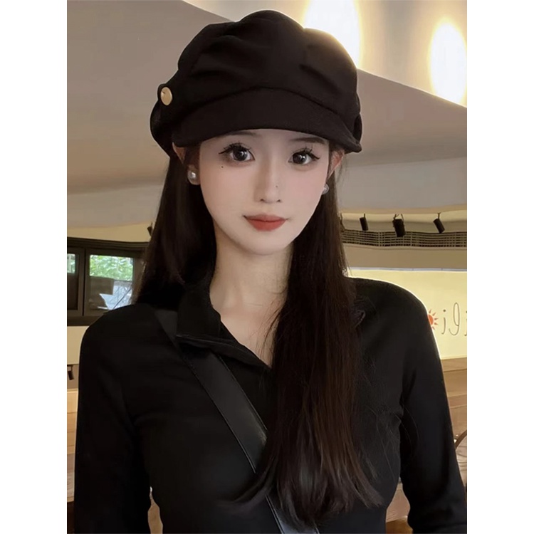 Mũ Beret Xếp Ly Phong Cách Thời Trang Nhật Bản Dành Cho Nữ