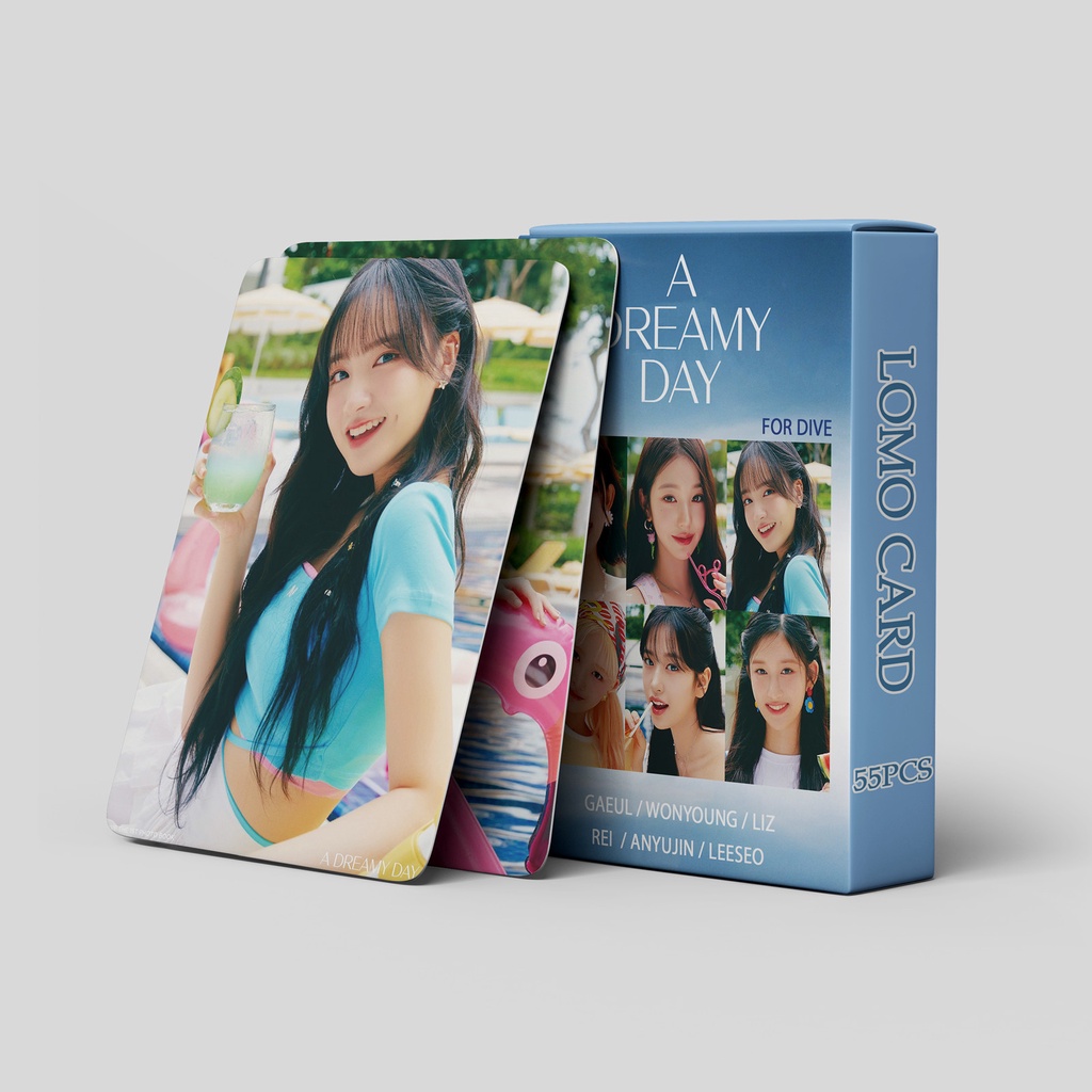 Kpop 55 cái / hộp ive photocard a dreamy day lomo card collection card