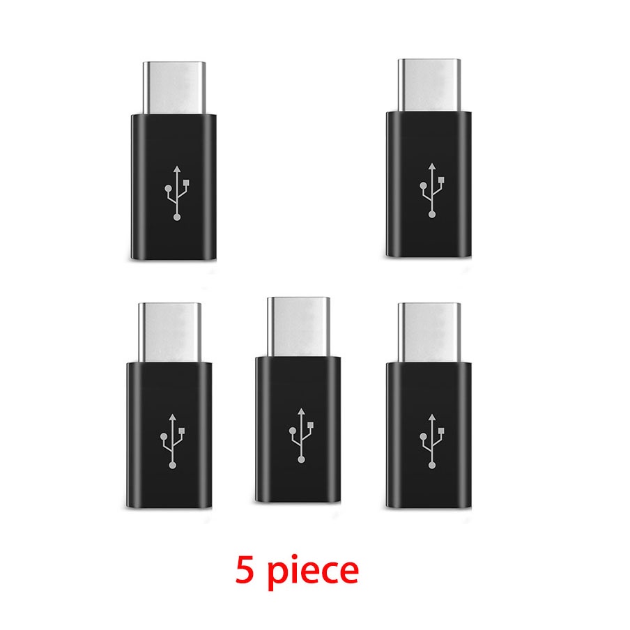 Bộ 5 Bộ Chuyển Đổi USB Type-C Dài 8MM Cho Blackview BV9600 Pro P6000 MAX 1 BV7000 UMIDIGI S2 Pha Lê 