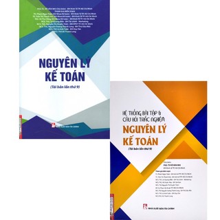 Sách - combo nguyên lý kế toán + hệ thống bài tập & câu hỏi trắc nghiệm nguyên lý kế toán