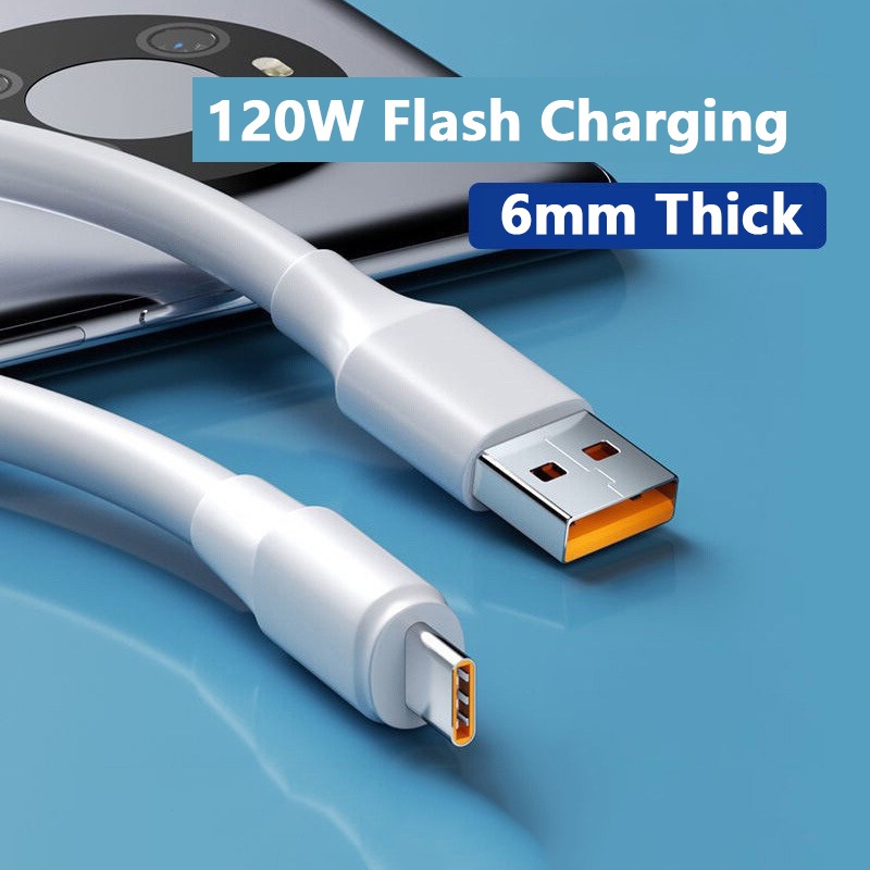 Dây cáp sạc nhanh 120w 6a usb loại c cho oppo samsung samsung cáp sạc samsung samsung