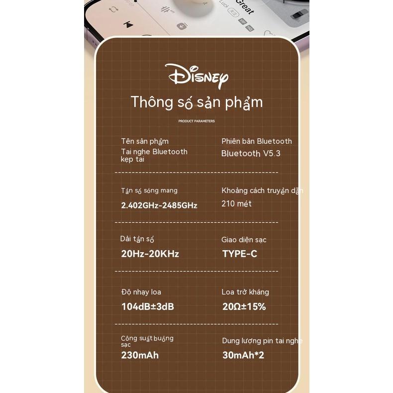 Tai nghe Bluetooth Disney LK313 Không dây HIFI Audio Bluetooth 5.3 Tai nghe kẹp thể thao
