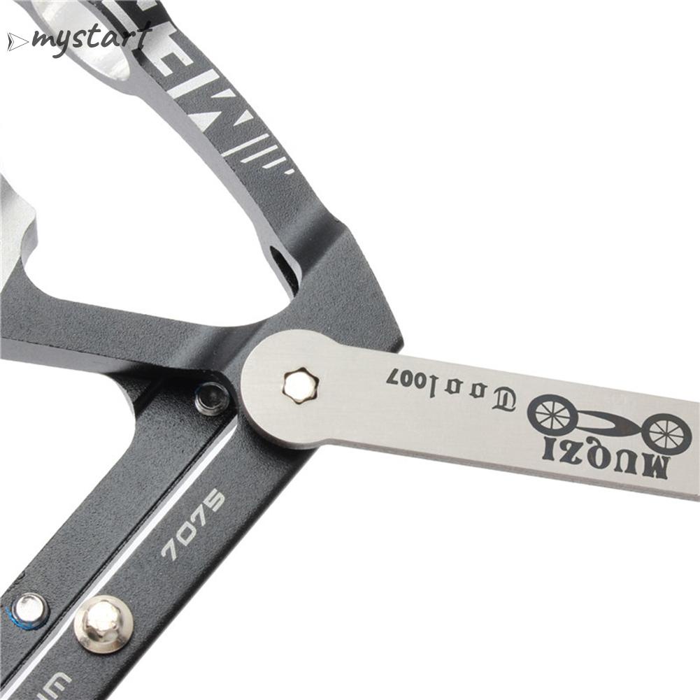 Muqzi 50pcs mountain road bike pedal anti-skid screw set w / offset spanner