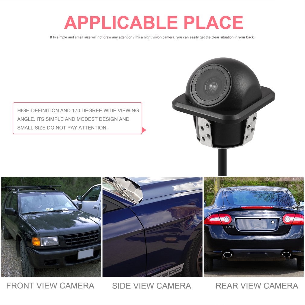 Camera quan sát phía sau ahd 720p camera quan sát ban đêm camera ô tô góc rộng camera dự phòng chiếu hậu