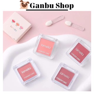 Phấn má hồng lameila 2g mịn, lì, khô thoáng powder cake