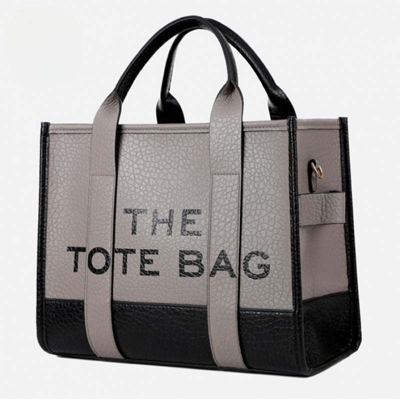 2023 mới hai màu pu letter pack túi nữ đeo vai messenger túi xách thời trang túi tote