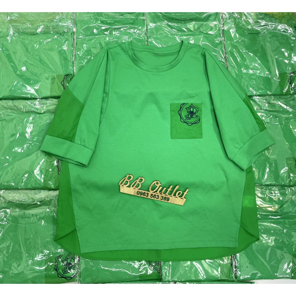 Áo thun kiểu phối gió PAT