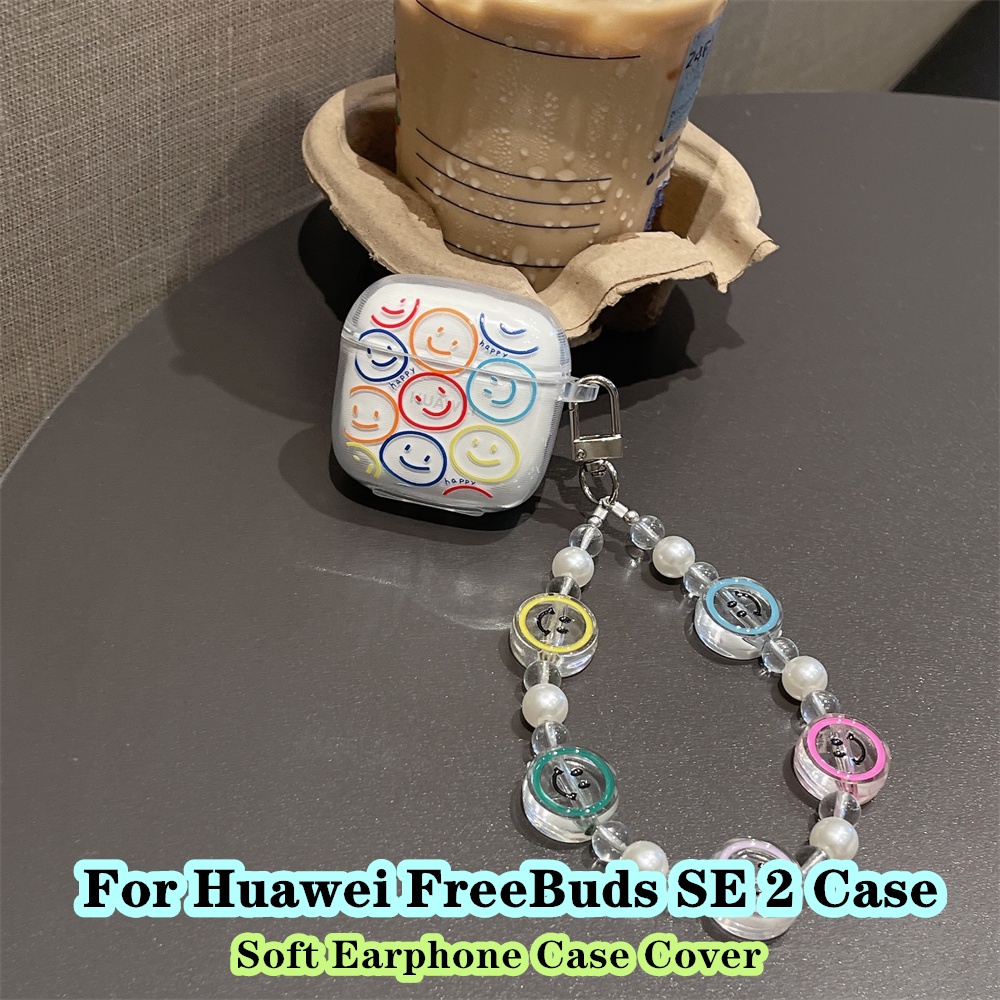Giảm giá hấp dẫn đối với huawei freebuds se 2 case vòng đeo tay trong suốt phim hoạt hình cho huawei freebuds se 2 vỏ bọc tai nghe mềm