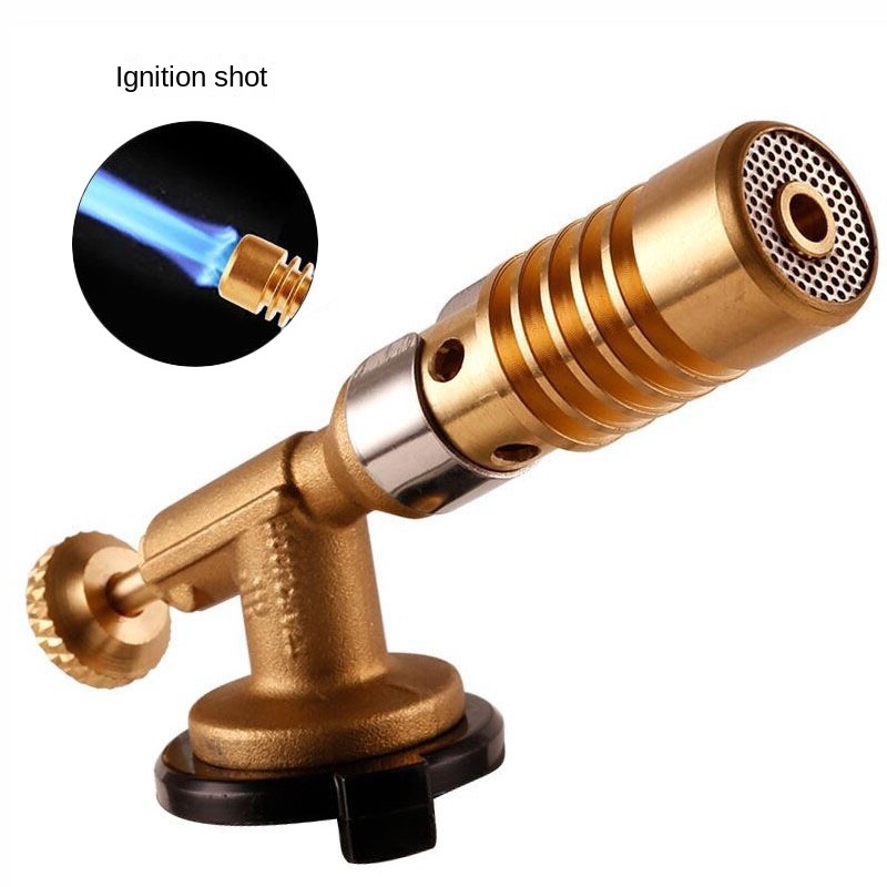 Đầu đốt gas mỏ hàn máy thổi di động đồng nhiệt độ cao đồng thau mỏ hàn khí hàn công cụ hàn ống nước