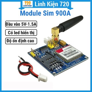 Module sim 900a gsm gprs tc35i 4.5v-5v tích hợp khe sim