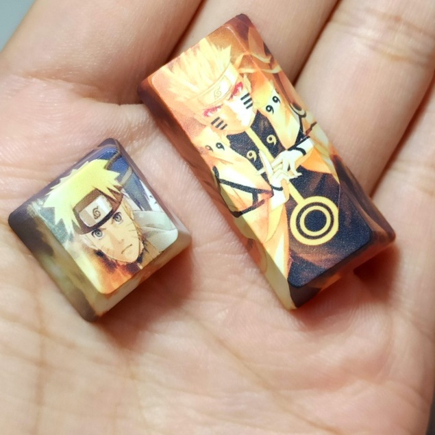 Bộ 4 Vỏ Bọc Bàn Phím Cơ In Hình naruto Uz