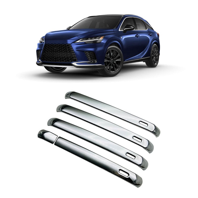 Khung Viền Tay Nắm Cửa Xe Hơi Bằng chrome Màu Bạc Thay Thế Chuyên Dụng Cho lexus rx350 2023