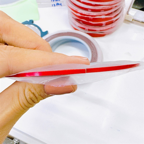 Keo dán 3M đỏ xịn dày 0.1cm hàng như hình.