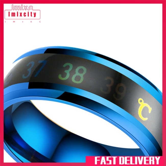 Imixcity okdeals nam và nữ món quà trang sức ma thuật nhẫn tâm trạng sáng tạo thông minh