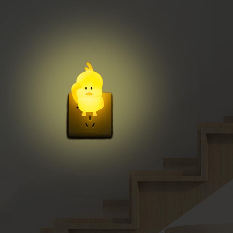 Đèn led cảm biến ánh sáng ban đêm đèn chiếu sáng mini ac110 hoa kỳ cắm đèn ngủ cho trẻ em trẻ em phòng khách đèn phòng ngủ đèn chiếu sáng