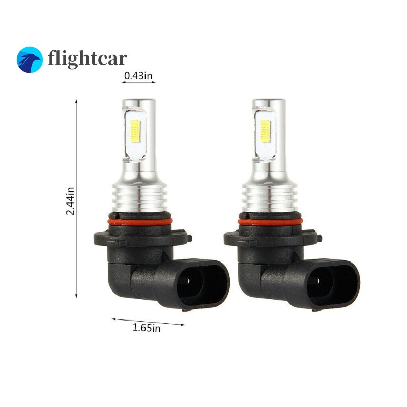 Ft 2 cái 35w 9005 hb3 đèn pha led bộ bóng đèn chip xe hơi lỗi canbus đèn pha miễn phí 6000k