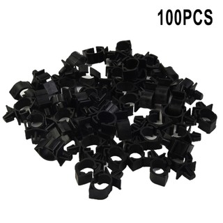 Car Auto Fixed Clip Kits Parts Plastic Practical Tie Wrap Clamp 100pcs/Set