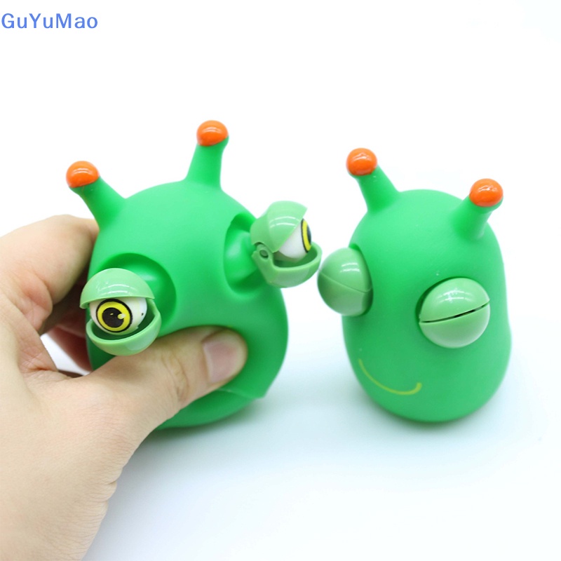 Vui nhộn eyeball burst bóp đồ chơi green eye caterpillar pinch đồ chơi người lớn trẻ em giảm căng thẳng thần tài đồ chơi sáng tạo deion toy prta