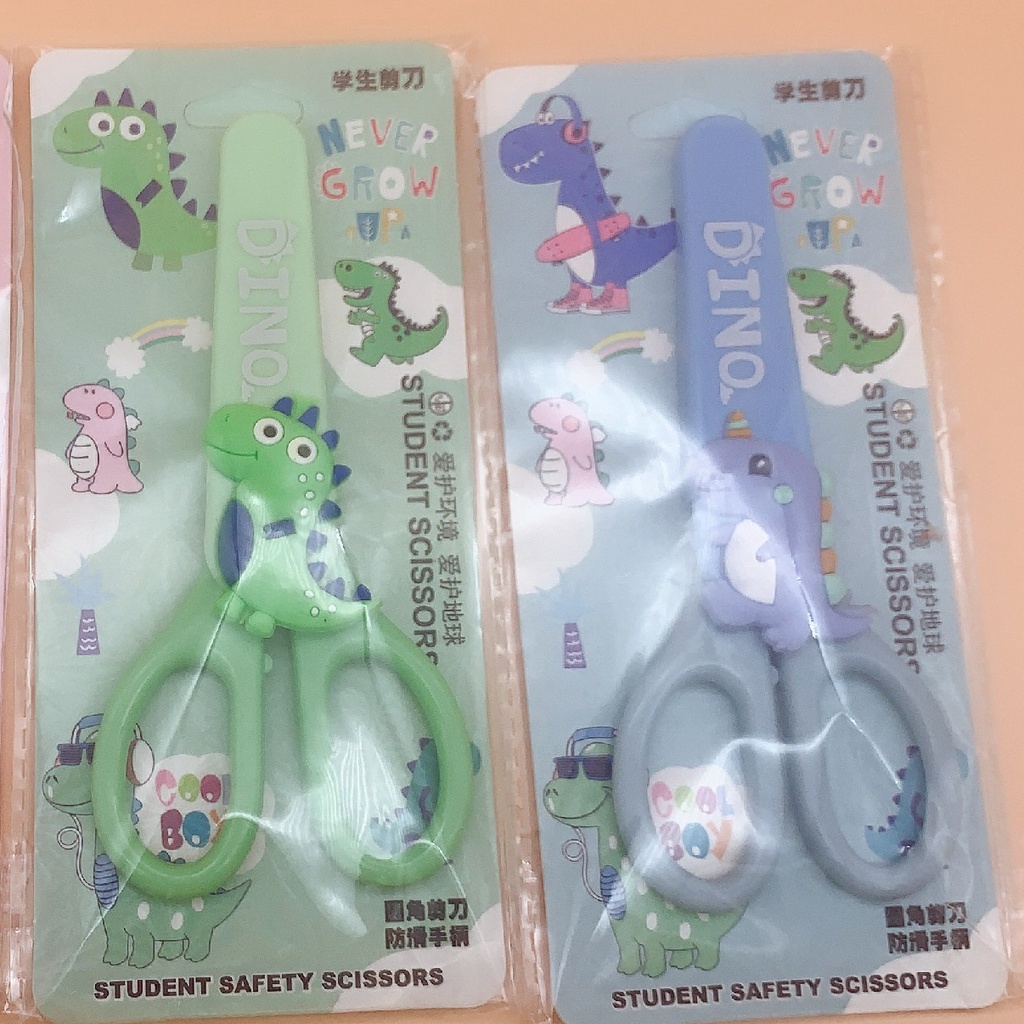 Kéo Cắt Giấy Nghệ Thuật Hình Khủng Long Hoạt Hình An Toàn Cho Bé jp5