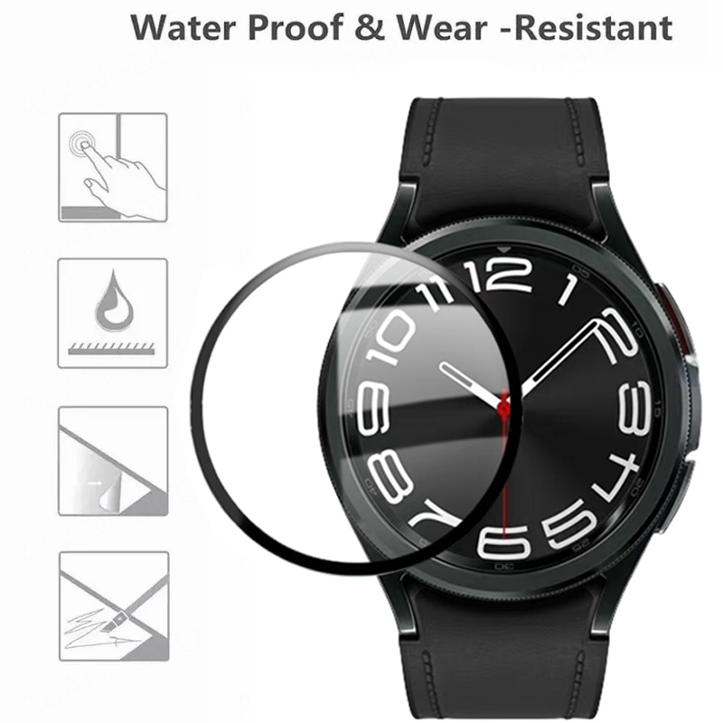 3d pmma bảo vệ phim mềm bảo vệ toàn cạnh bảo vệ màn hình cho samsung galaxy watch 6 classic 43mm 47mm 40mm 44mm