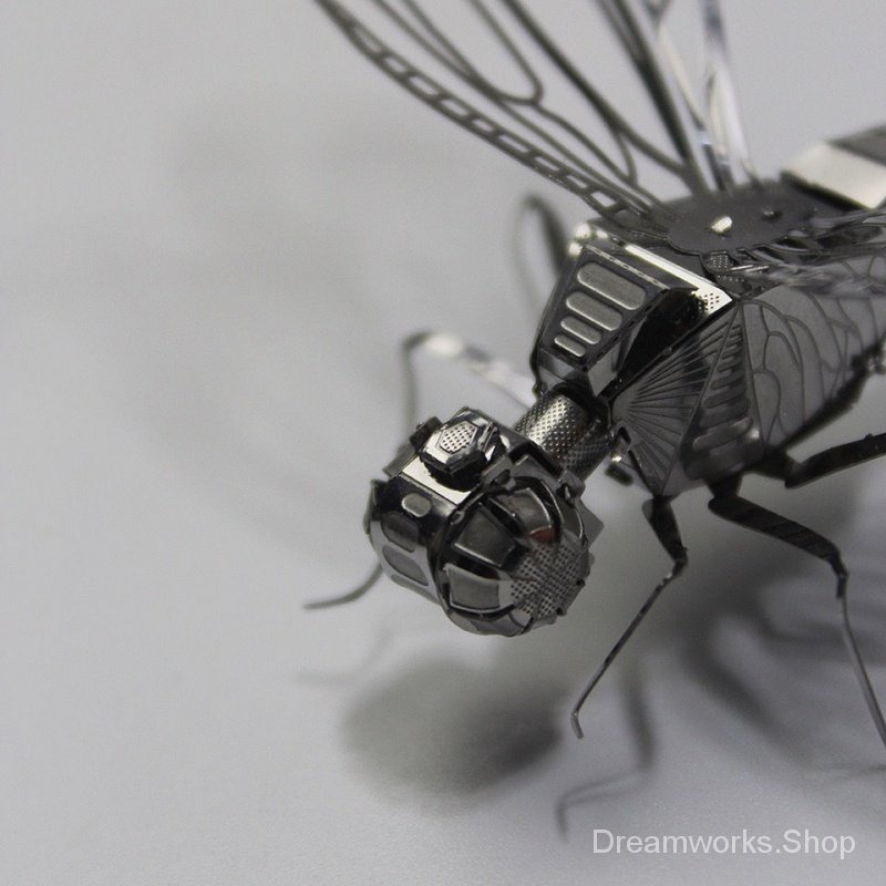 Finger dragonfly metal model puzzle diy handmade gift puzzle assembly stitching 3d three-dimensional toy d19y