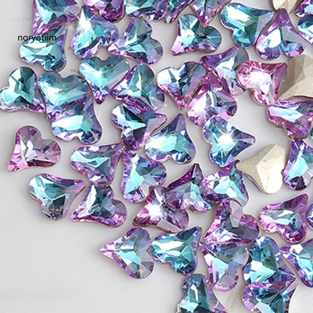 Nor 20 cái / bộ trang trí móng tay trang trí cho salon love heart jewelry nail drills luxury