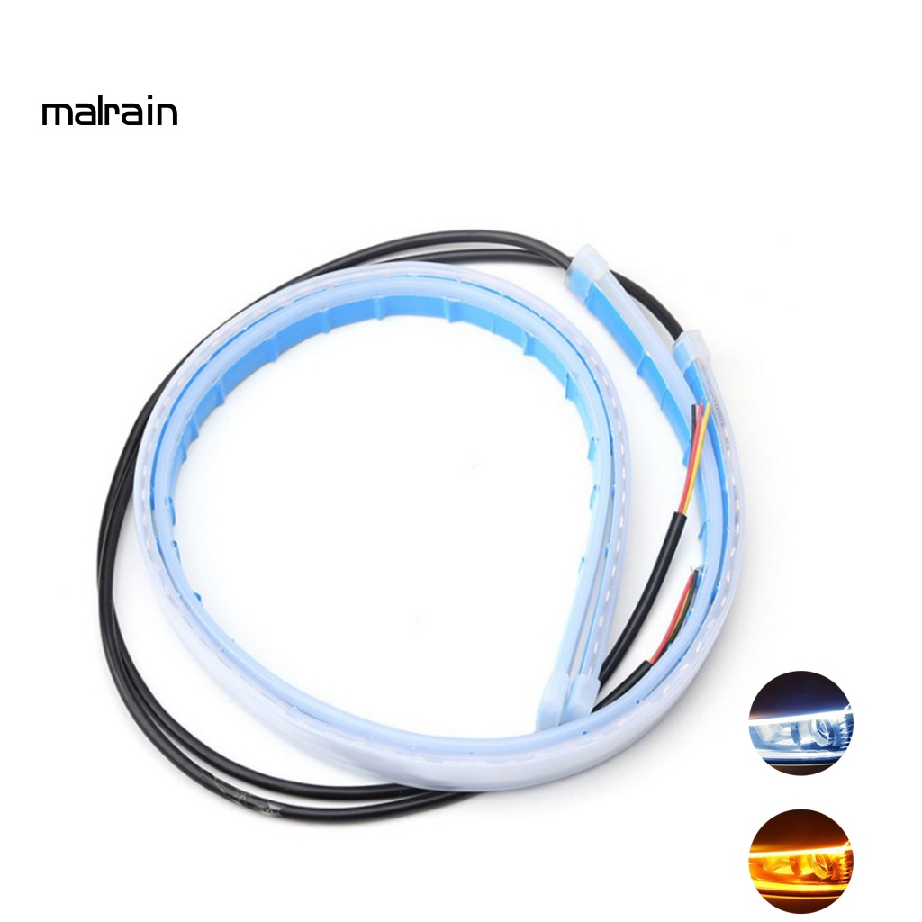 Bộ 2 Dây Đèn Led Linh Hoạt Chống Thấm Nước Trang Trí Xe Hơi