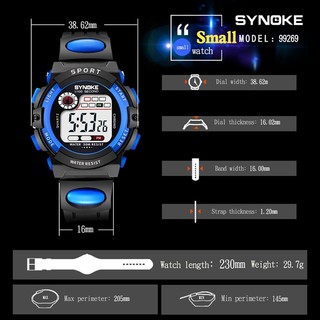 Đồng hồ thể thao trẻ em Synoke 99269