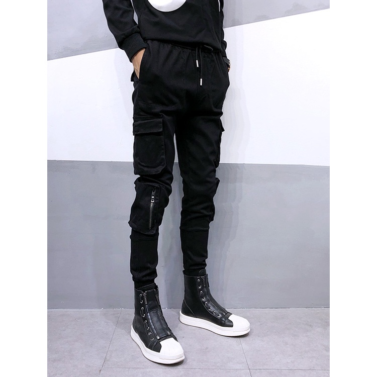 Mẫu mới quần jogger thể thao nam sozo phối túi hộp dây cá tính jogger nam 9000027c2