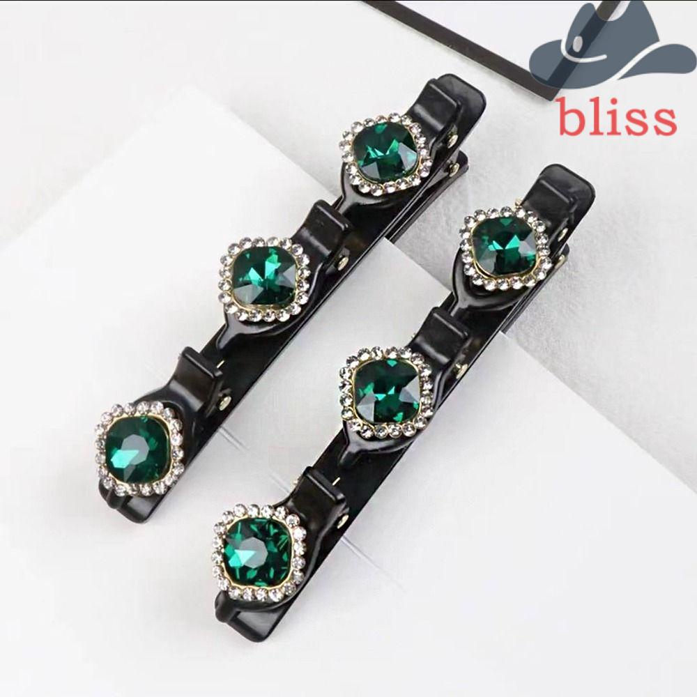 Kẹp Tóc Hai Lớp Có Răng Kẹp Ngọt Ngào|Nhẫn Đính Đá Zircon Phong Cách Hàn Quốc|Kẹp Tóc Thiết Kế Xinh Xắn Thời Trang