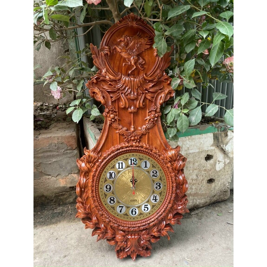 Tranh đồng hồ gỗ treo tường đẹp