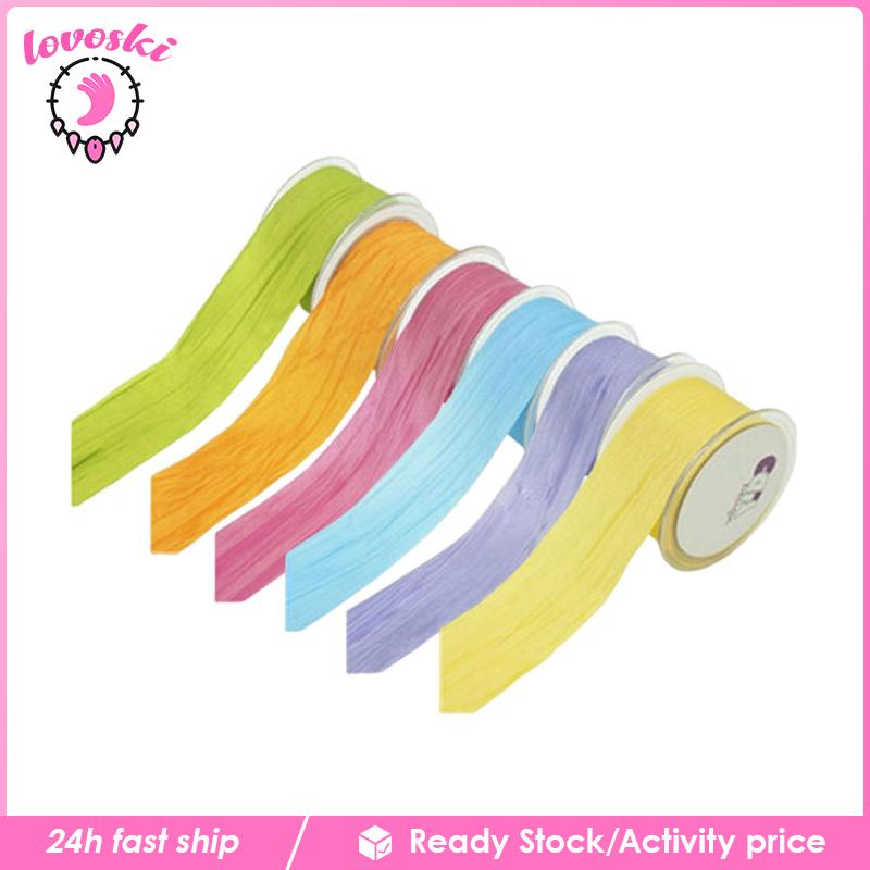 [Lovoski] 6 Cuộn Ruy Băng Nhăn Làm Nơ Cho Ngày Valentines