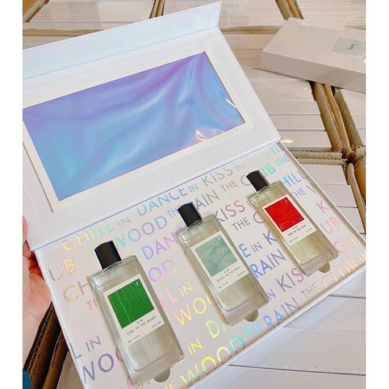 Set Premium F Fresh, nước hoa thơm quần áo F Fresh, Chill in the wood, Dance in the rain, Kiss in the club