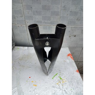 Gắp đào lỗ trụ điện _ Len kẹp đào đất _ Cạp đất ,,