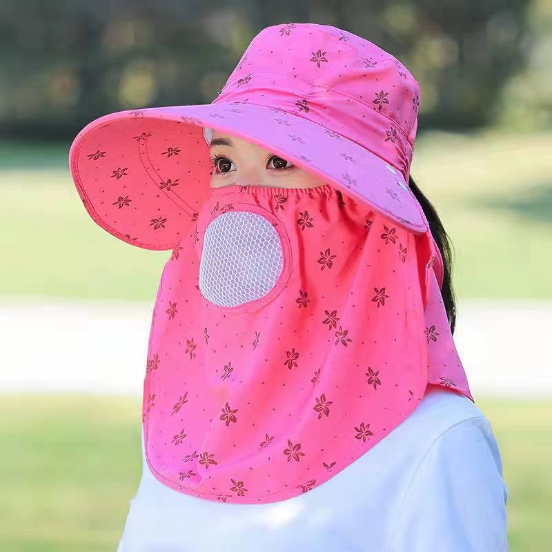 Nón Rộng Vành Chống Nắng In Họa Tiết Hoa Có Thể Gấp Gọn Cho Nữ