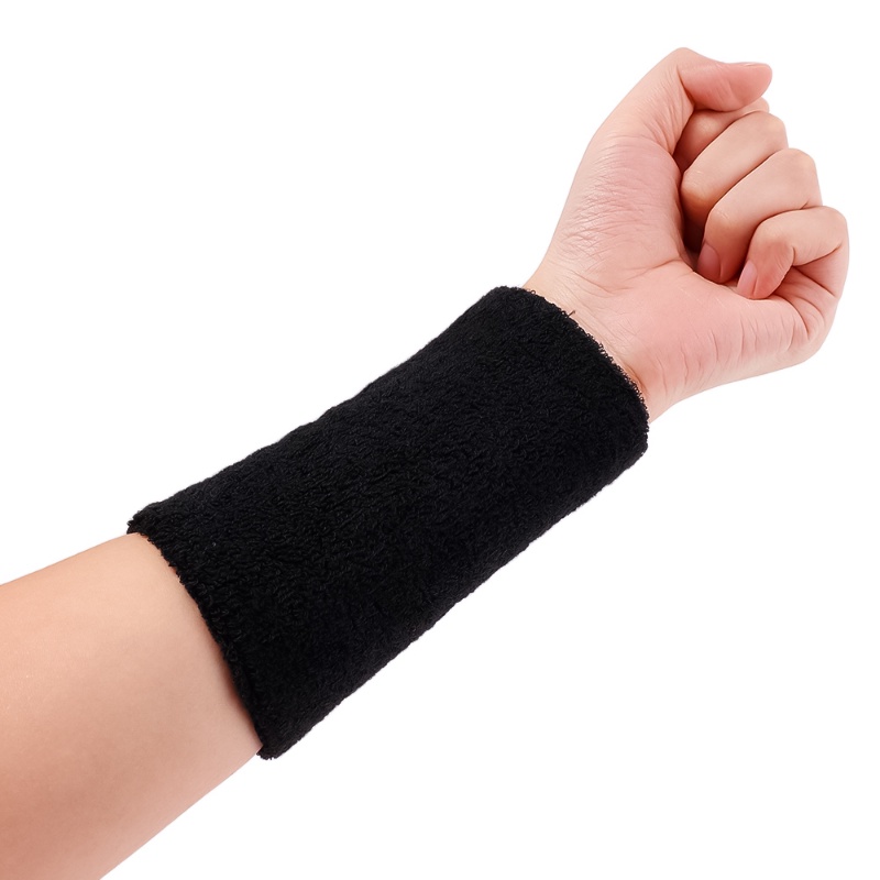 Băng Quấn Bảo Vệ Cổ Tay Thấm Hút Mồ Hôi Bằng Sợi Cotton Nhiều Màu Cho Nam Và Nữ