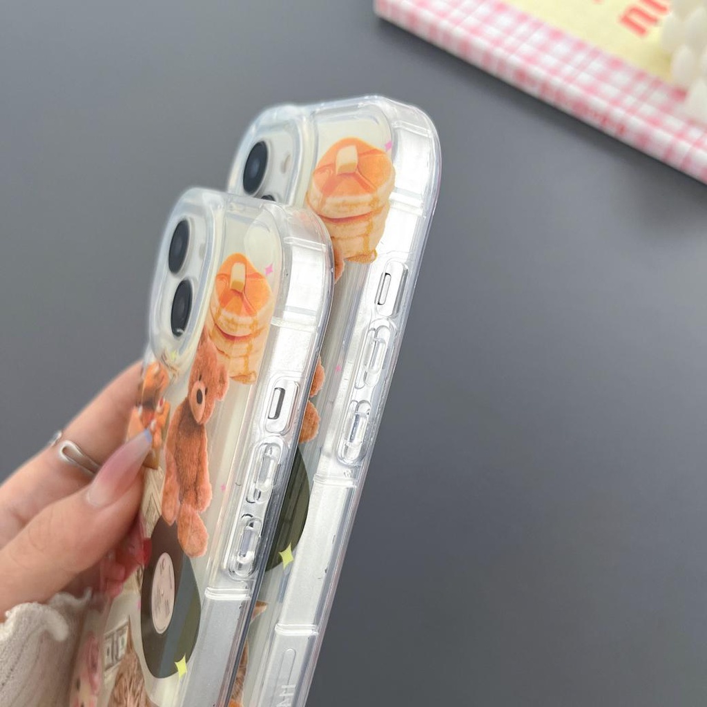 Ốp Điện Thoại Silicone TPU Mềm Trong Suốt In Hình Mèo Bảo Vệ Ống Kính Máy Ảnh Cho iPhone 14 13 12 11 Pro Max