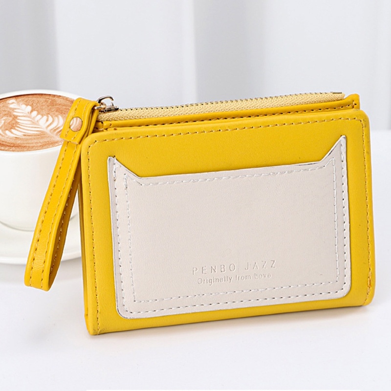 Ví Da PU Nhỏ Xinh Đựng Thẻ Tiện Dụng Cho Nữ