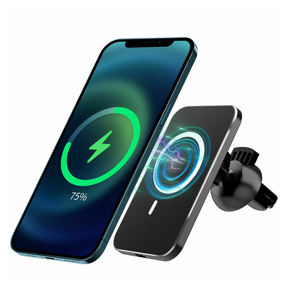 For MagSafe Magnetic Car Air Wireless Charger Mount 15W Fast Wireless Charging Phone Holder for IPhone 14 13 12 Mini Pro