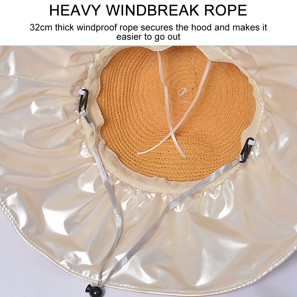 Mũ Tai Bèo Rộng Vành Che Nắng Thiết Kế Thắt Nơ Phong Cách Ngư Dân Mới Dành Cho Nữ