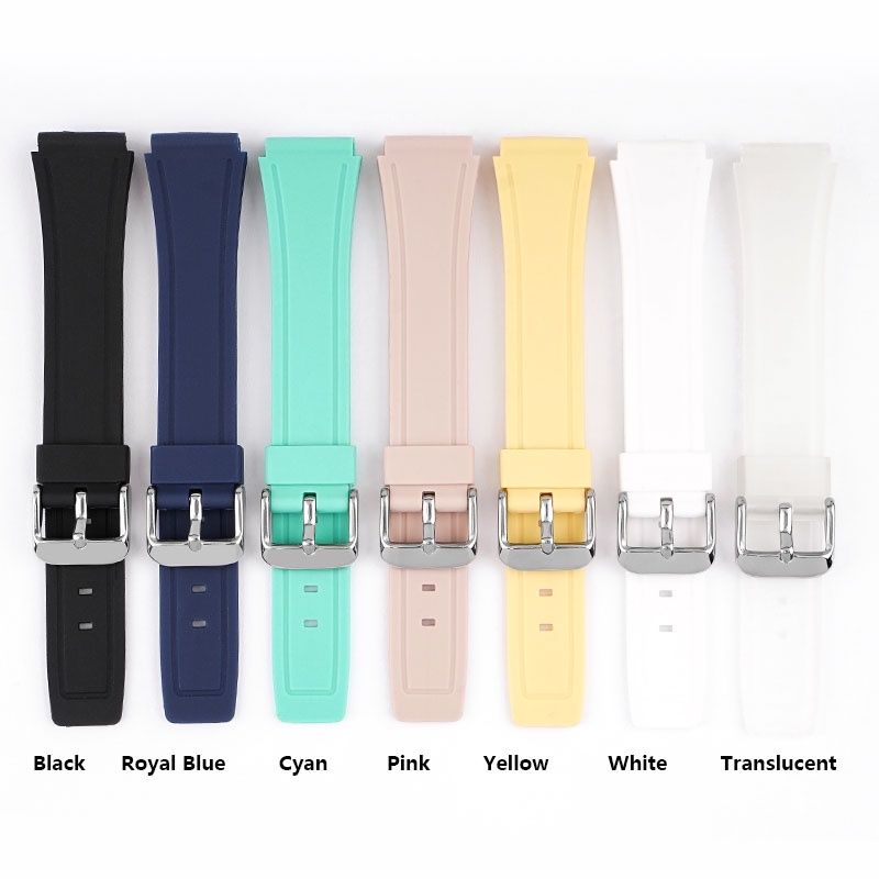 Màu Sắc Dây Đeo Silicon Siêu Mỏng Cho Đồng Hồ Casio F91W F84 F105 / 108 A158 / 168 AE1200 / 1300