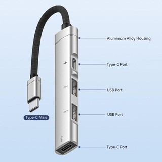 Bộ Chia Cổng USB Type C OTG Chất Lượng Cao