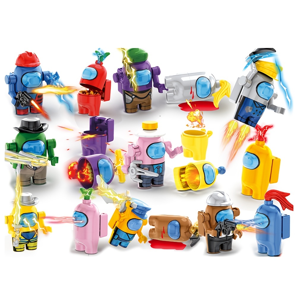 Bộ 16 Mô Hình Nhân Vật Hoạt Hình Among Us DIY Dành Cho Bé Trai Và Bé Gái