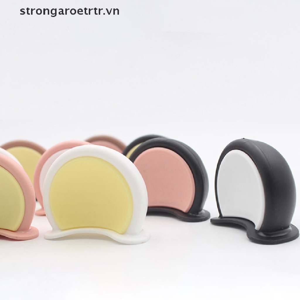 Set 2 Miếng Dán Trang Trí Mũ Bảo Hiểm Hình Tai Gấu Dễ Thương