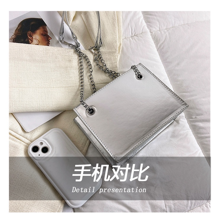 Túi Xách Mini Phối Dây Xích Đeo Vai Thời Trang Cao Cấp 2023 Cho Nữ