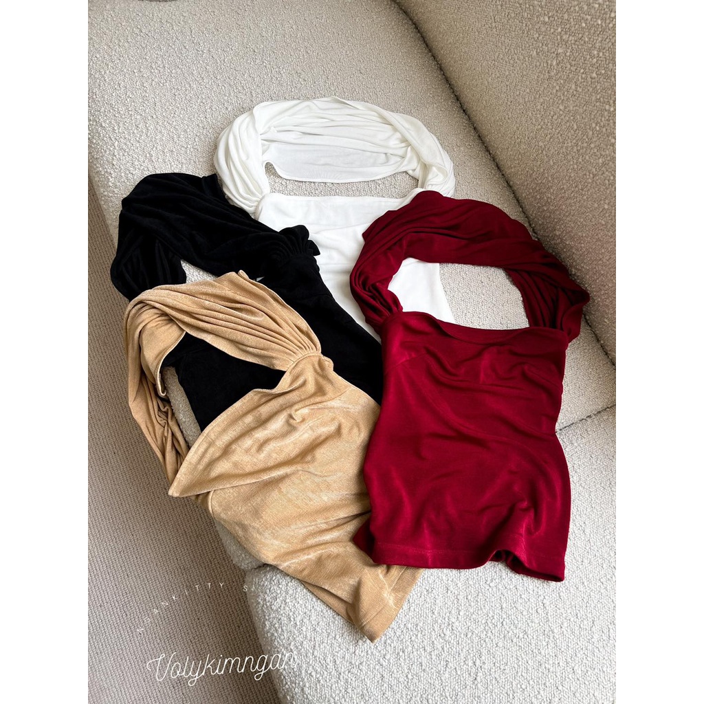 Áo ống choàng vai