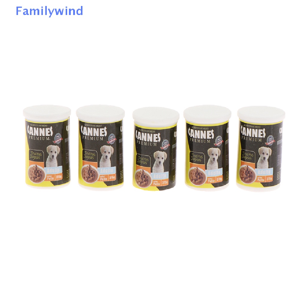 Set 5 Mô Hình Chó Mèo Tỉ Lệ 1: 12 Trang Trí Nhà Búp Bê