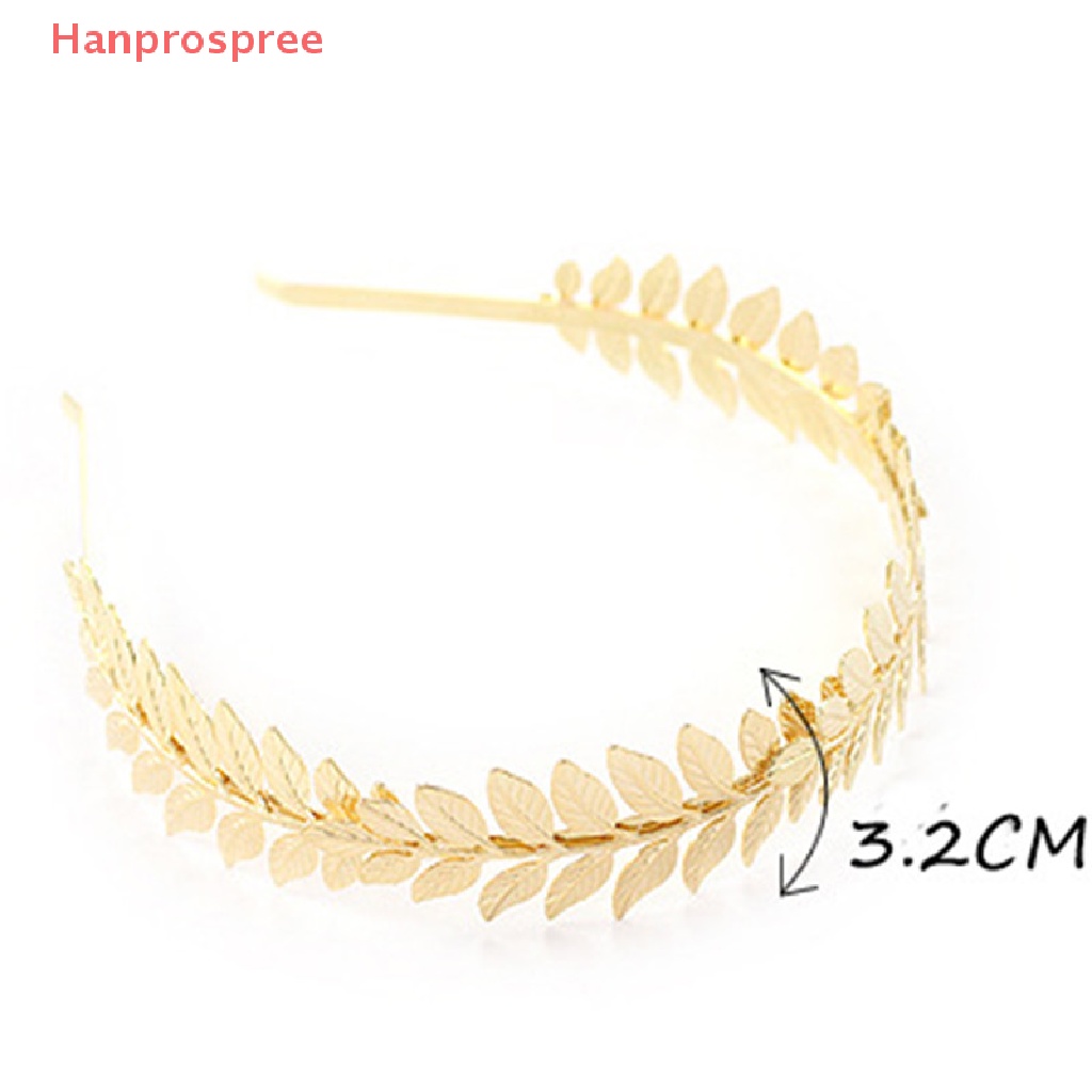 Băng Đô Cài Tóc Hình Cành Lá / Vương Miện Xinh Xắn Cho Nữ