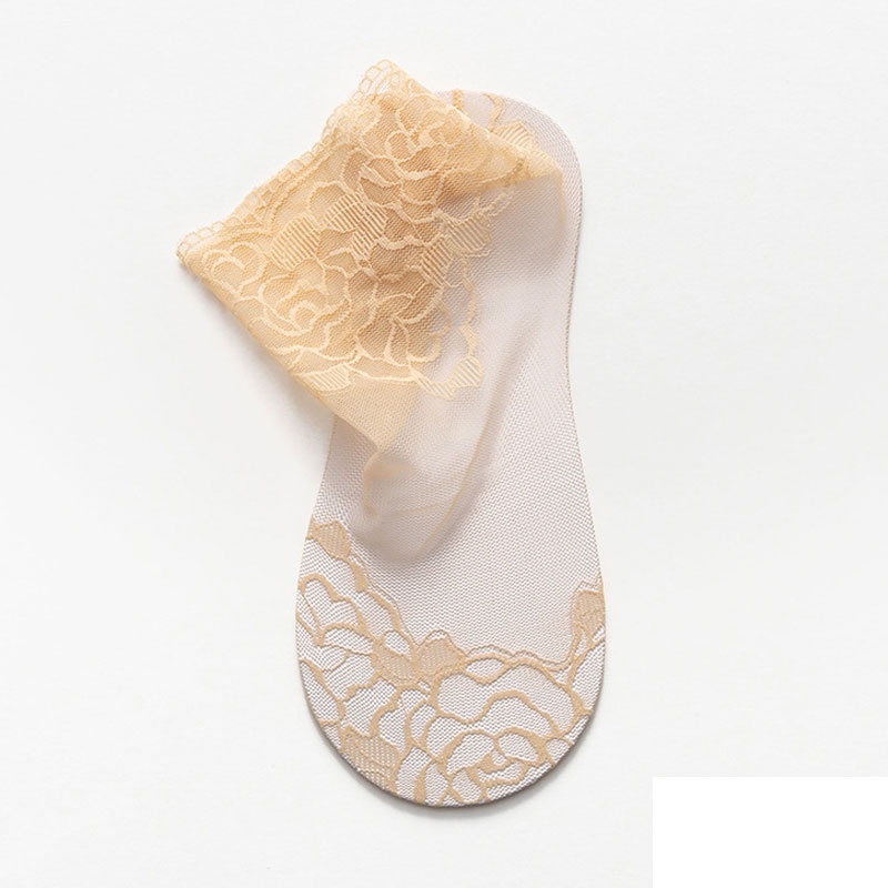 197.Vớ Thuyền Bằng Silicone Chống Trượt Thời Trang Cho Nữ